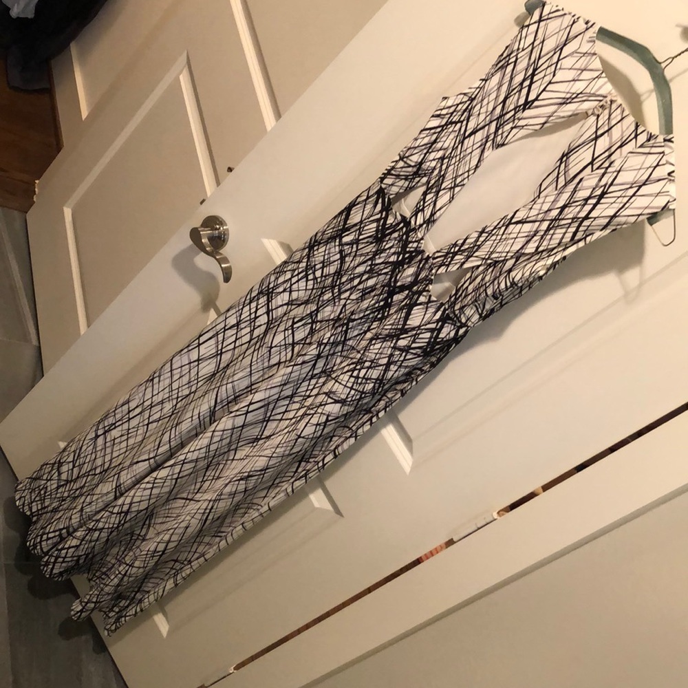 Bcbg formal gown! Open back, sleek, floor dress